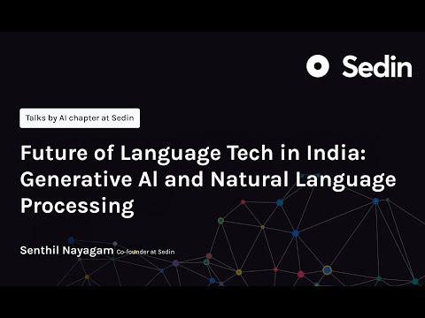 Talks by AI Chapter: Episode 1 | The Future of Language Tech in India with Senthil Nayagam