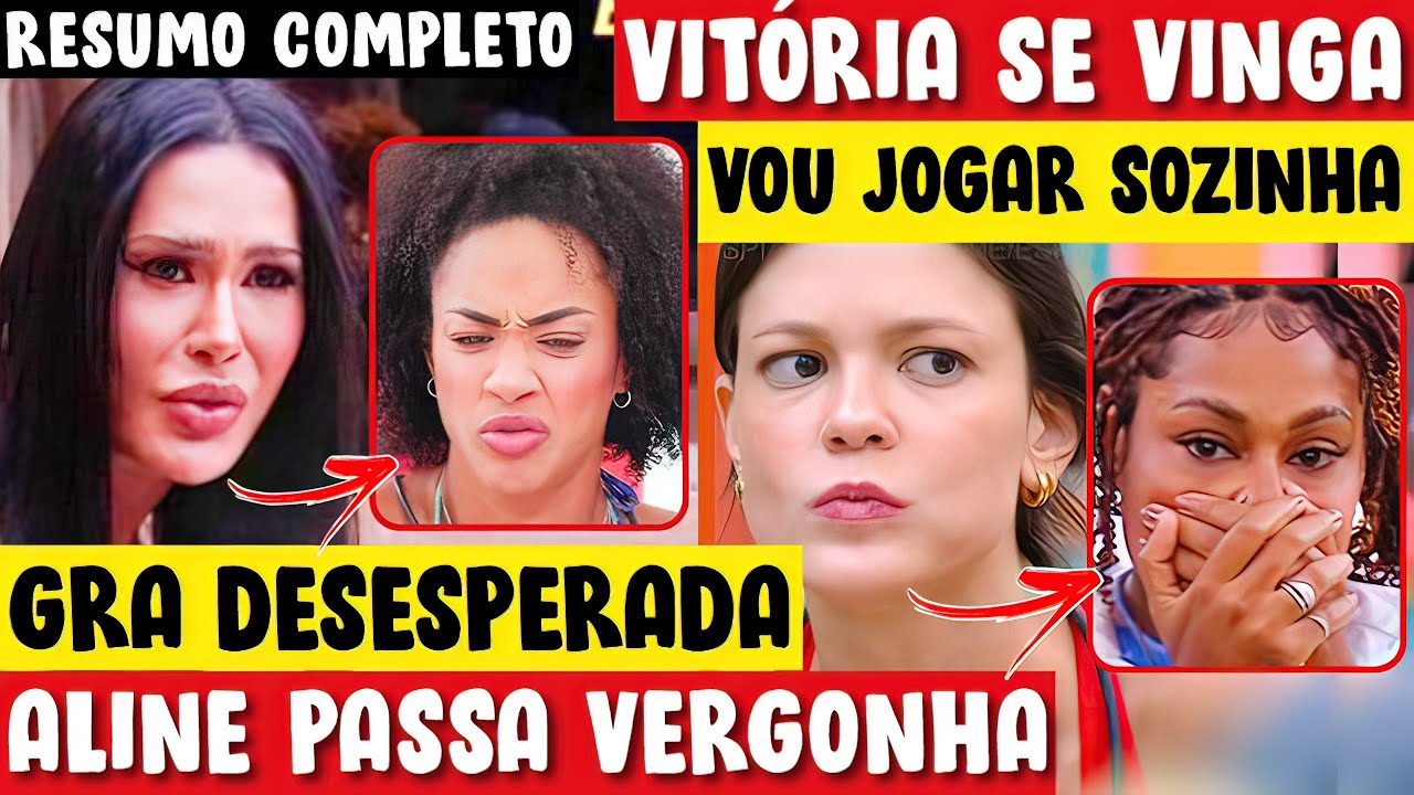 SINCERÃO CAÓTICO / GRACYANE É PEGA NA MENTIRA / VITÓRIA DECEPCIONA / GÊMEO FICA INDIGNADO COM RENATA