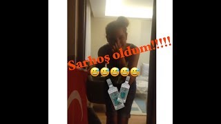 İlk videom 🙈 Nasıl sarhoş oldum!!! Hatırlamıyorum 😃😃😃