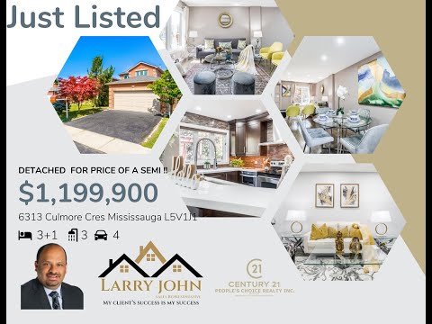 Just Listed -- 6313 Culmore Cres Mississauga L5V1J1