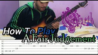 OPETH - A Fair Judgement - GUITAR LESSON WITH TABS