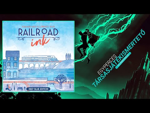Egyperces társasjátékismertető | #35. Railroad Ink / Vasútvonal - Game-Obscura