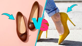 High Heels vs Flats Heels - Choosing Comfort & Style!