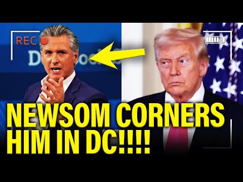 Newsom CONFRONTS a SICKLY Trump IN DC as TRUMP SUFFERS!!!