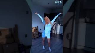 Sexy blonde dancing to jim morrison - tik tok