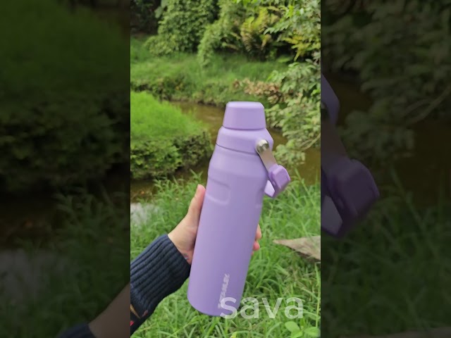 Vídeo relacionado con Sparrow Botella Agua Acero Inoxidable 1.2L Botella Termica Pajita - Termo