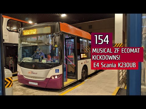MUSICAL ZF ECOMAT KICKDOWNS! | SBS8077C on Bus 154