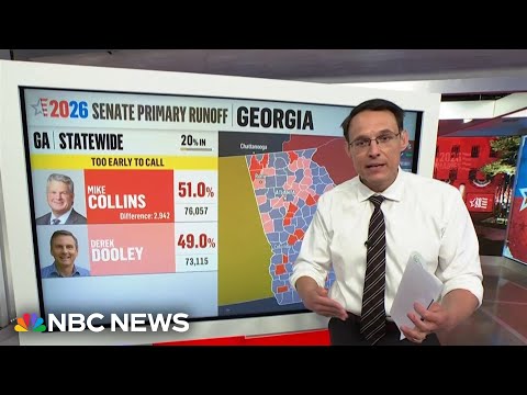 Steve Kornacki breaks down Senate primary runoffs in Georgia and Alabama