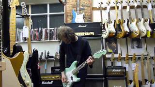 Video thumbnail for 2009 Fender Stratocaster Surf Green RARE by Dave Simpson