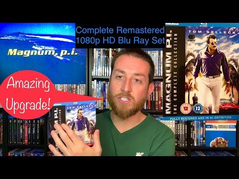 Magnum P.I. The Complete Remastered 1080p HD Blu Ray TV Series Set, Detailed Review | Tom Selleck