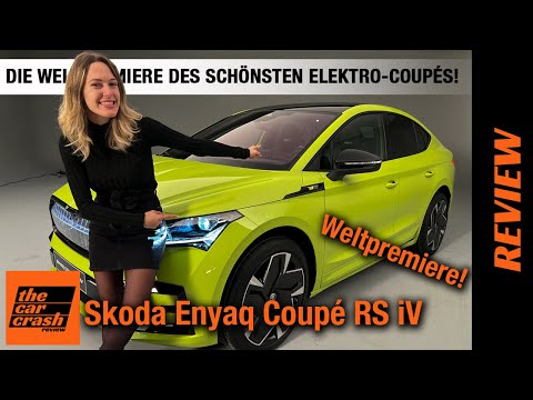 Skoda Enyaq Coupé RS iV im Test (2022) Ist DAS das schönste Elektroauto ever?! Review | Preis | POV