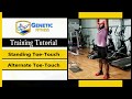 How To Do TOE TOUCH Exercise Standing Alternate
