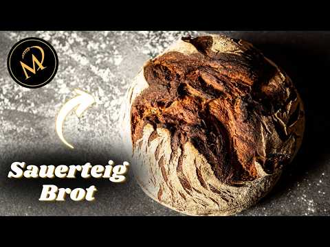 Rustikales Gotthelf Brot - Einfaches, traditionelles Sauerteig Landbrot