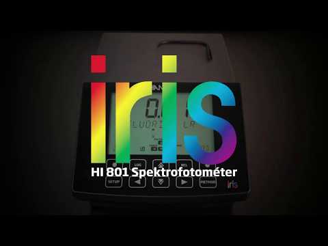 HI 801 iris professzionális spektrofotométer