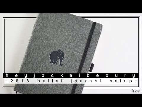 BULLET JOURNAL // Bullet Journal 2018 Setup