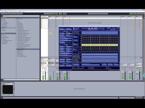 How to use  the Blue Arp Arpeggiator in Ableton Live