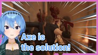 Suisei Shows Her True Nature Whenever She Gets an Axe, No Matter What Game It Is! Suicopath is Here!
