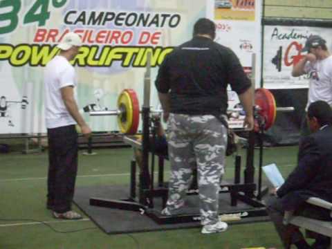 Igor Rodrigues - Recorde Brasileiro de Supino ( Three Lift ) com 160kg !