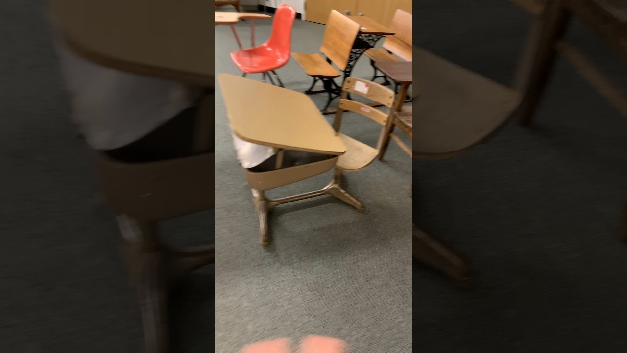 Which One Do You Remember? #vintage #antique #desk #teacher #students #school #test #reportcard