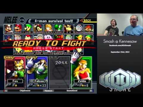 KSU 9/23/15 - ChipGroove (Falcon) v SeemsGood (Sheik) - SSBM (2)