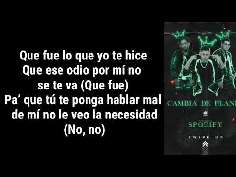 Cambia de planes Letras - Shadow blow, Bryant myers, Tivi Gunz (Vídeo Lyrics Oficial)