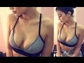 Kylie Jenner Deep Cleavage Show In Bra