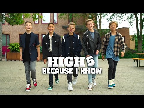 HIGH5 - BECAUSE I KNOW [OFFICIAL MUSIC VIDEO] ✋ | JUNIOR SONGFESTIVAL 2022 🇳🇱