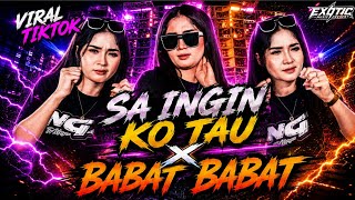 Download lagu DJ SA INGIN KO TAU X BABAT BABAT AMUNISI KARNAVAL TERBARU FULL BASS PARTY || EXOTIC MUSIC mp3