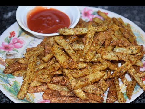 French Fries Masala | Restaurant Style | Very Easy