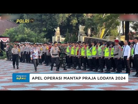 POLRES SUBANG APEL GELAR PASUKAN PENGAMANAN OPS MANTAP PRAJA