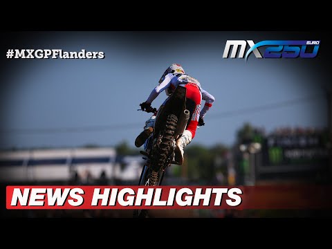 News Highlights | EMX250 | MXGP of Flanders 2022  #MXGP #Motocross