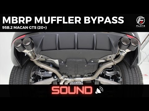 Macan Muffler Delete: MBRP Exhaust (95B.2 GTS)