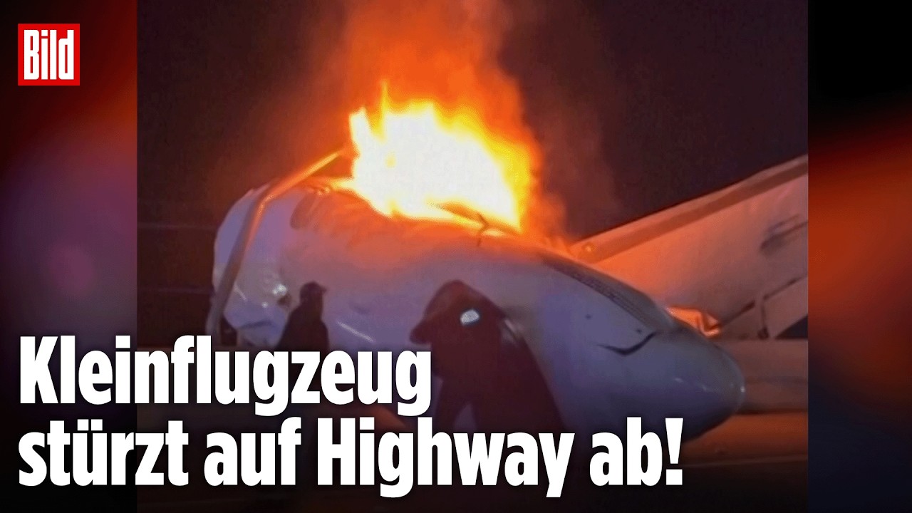 TEXAS: Flugzeugabsturz! Rettung aus brennendem Wrack