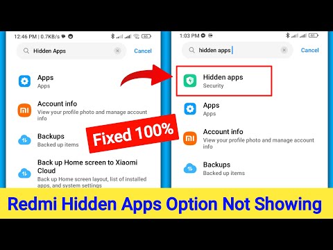 How to Fix Redmi Hidden Apps Option Not Showing 2025 || Hidden Apps Option Not Showing On Redmi Mi