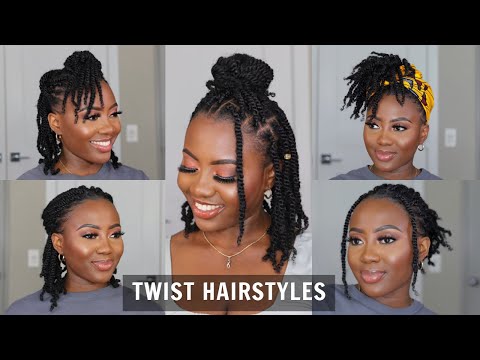 11 Ways to Style your Short Twist | QUICK and EASY...