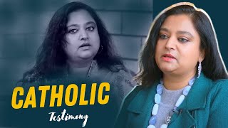 ACTRESS MOHINI CHRISTINA TESTIMONY ( HINDUISM TO CHRISTIANITY ) ( Catholic Testimony ) video