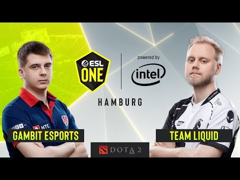 Dota2 - Gambit Esports vs. Team Liquid - Game 1 - Group B - ESL One Hamburg 2019