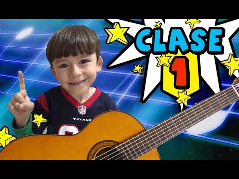 CLASES DE GUITARRA DE NIÑOS PARA NIÑOS - CLASE 1: Posición correcta y Cuerdas | A BIG HAPPY FAMILY