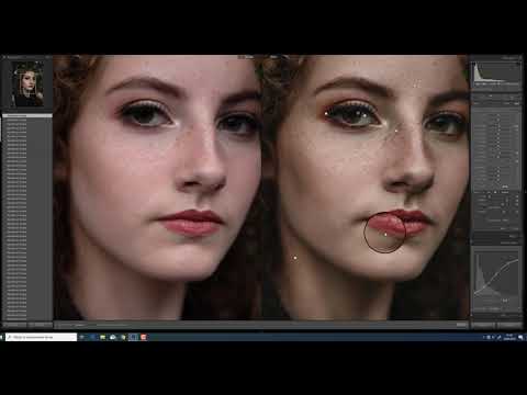 Adobe Lightroom tutorial- obróbka portretu