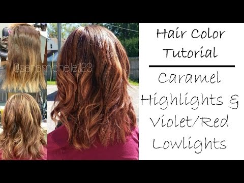Fall Hair Color Tutorial | Caramel Blonde Highlights &...