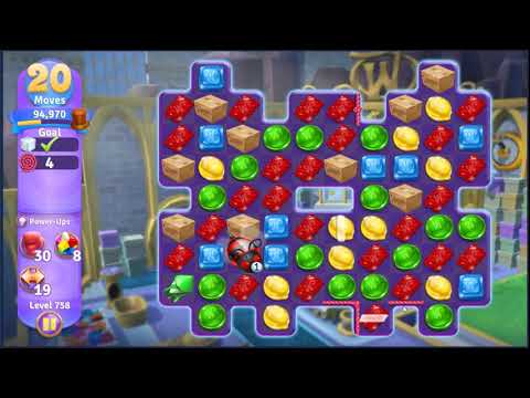 Wonka's World of Candy Level 758 - NO BOOSTERS + FULL STORY 🍫 | SKILLGAMING ✔️