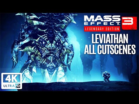Mass Effect 3 Remastered LEVIATHAN DLC All Cutscenes (Game Movie) Legendary Edition 4K60FPS Ultra HD