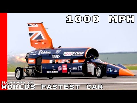 1000 MPH Bloodhound SSC - World’s Fastest Car 2017 Testing