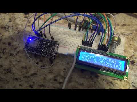 ESP-12E Covid-19 Tracker