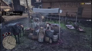 Red Dead Redemption 2 Selling Fish