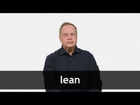 How to pronounce LEAN in American English