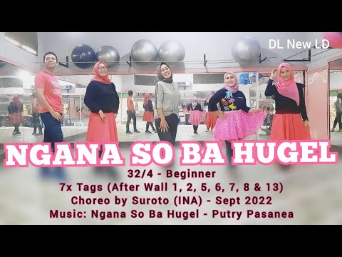 Ngana So Ba Hugel Line Dance | Beginner | Choreo by Suroto (INA) | Demo by DL New LD