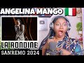 SANREMO 2024 - ANGELINA MANGO - La RondinE REACTION!!!😱 | WINNER SANREMO 2024🎉🎉💃