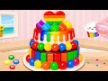 Yummy Mini Rainbow Chocolate Cake Satisfying Miniature Cake Decorating Ideas The Cake Corner