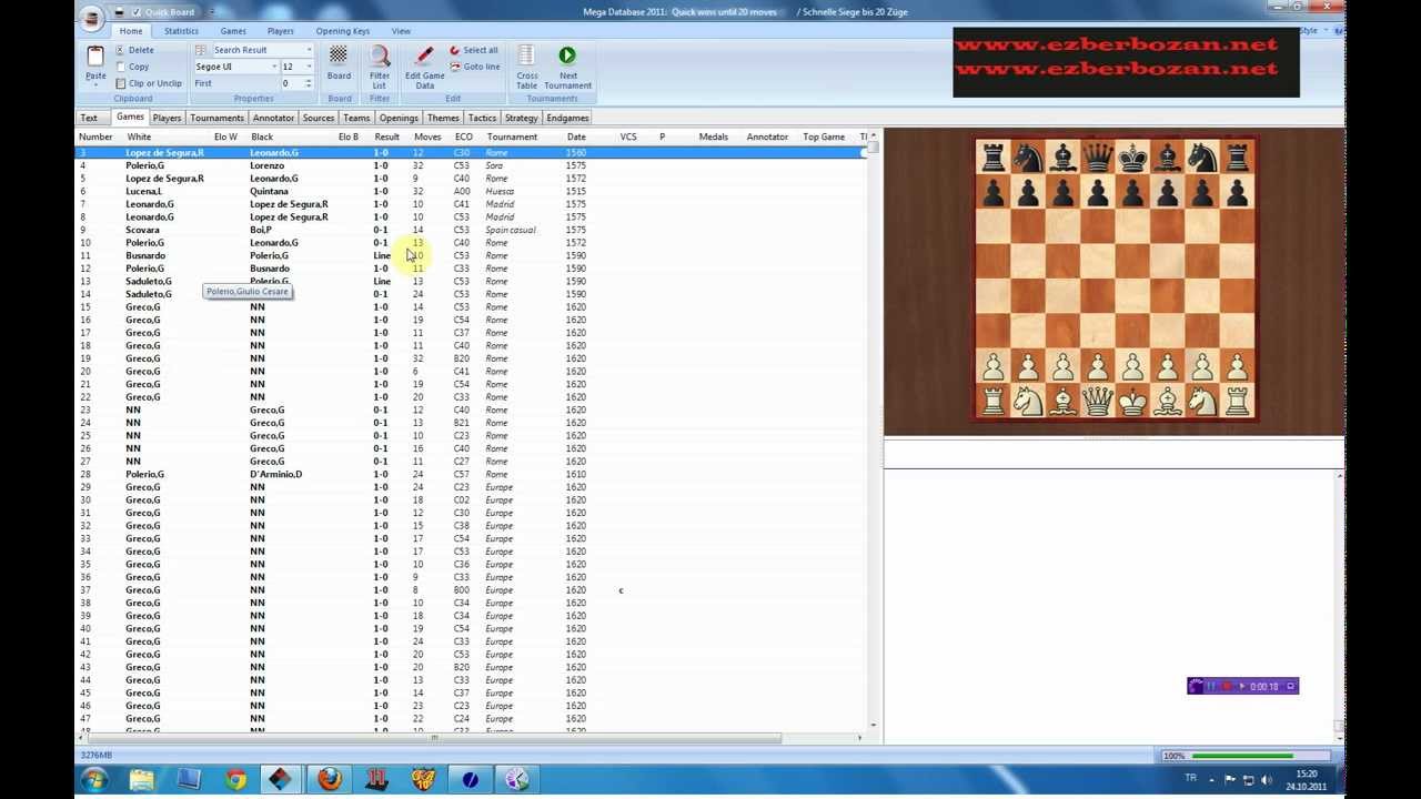 chessbase kullanim 2